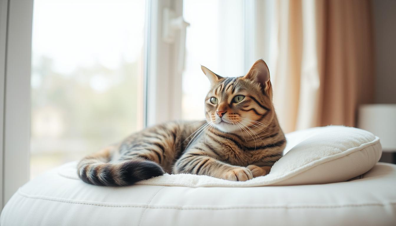 mačka poletje vročina