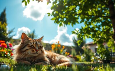 Poletne pustolovščine na vrtu – kako zaščititi mačko?