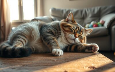 Zakaj mačka praska steno po jedi?