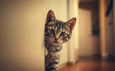 Mačji blog 23 Mačka se vedno skrije, ko pridejo gosti – strah ali vedenjski problem?