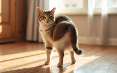 Zakaj se zadnje noge mačke tresejo po jedi?