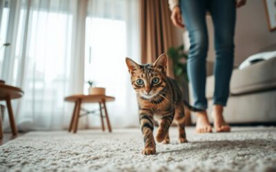 Zakaj me povsod sledi po stanovanju?