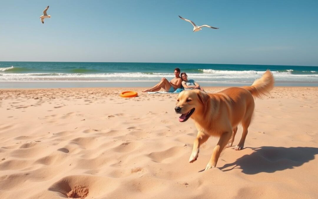 pasja plaža poletje