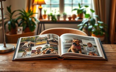 Kako ustvariti spominski foto album z letnimi dogodivščinami psa?