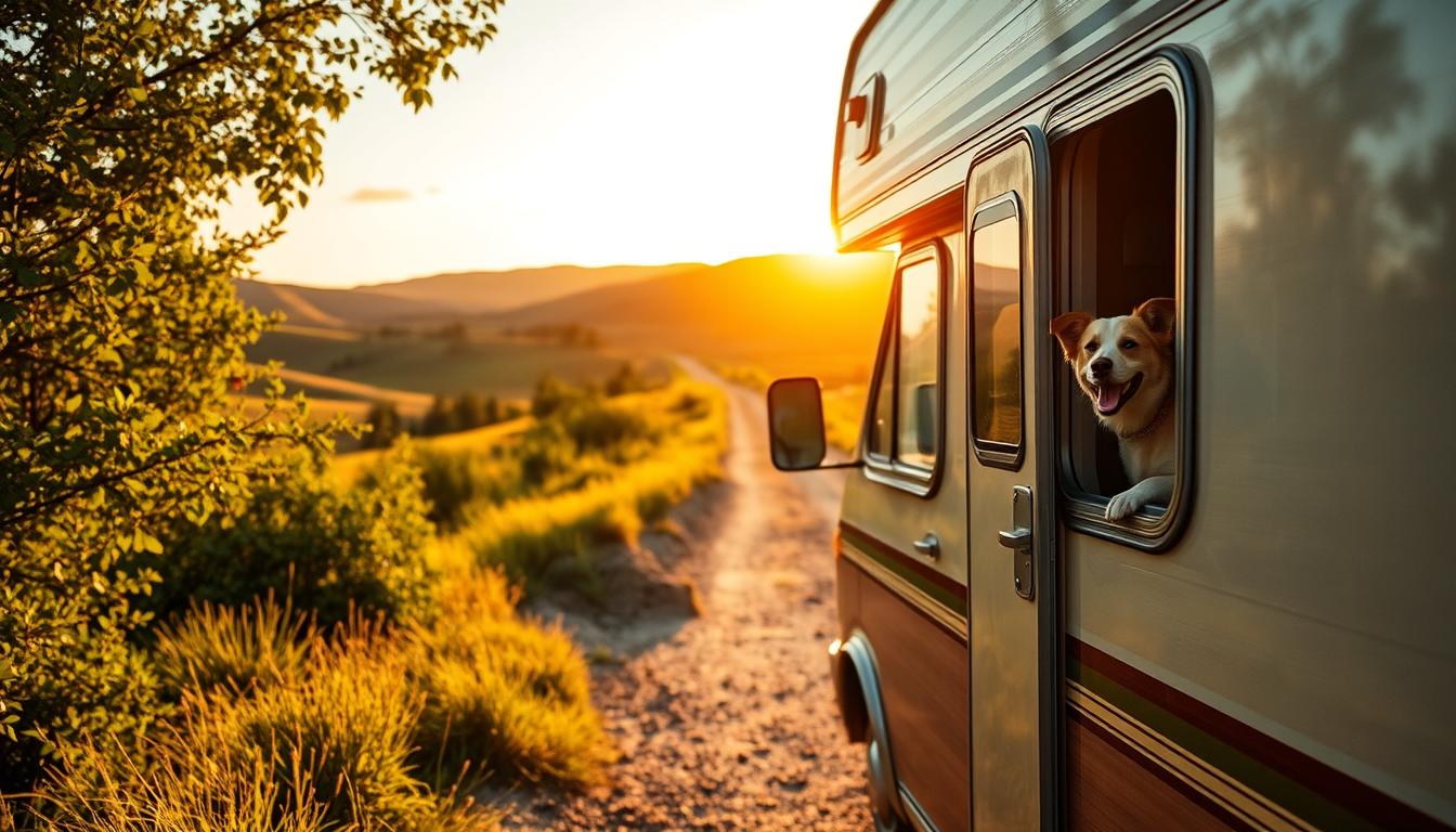 potovanje-s-prikolico-in-psom-poletje potovanje s prikolico in psom poletje