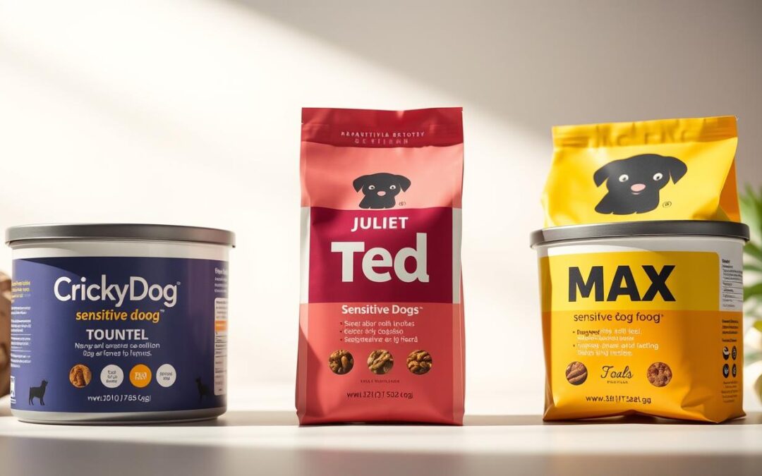 Primerjava občutljive hrane CricksyDog – Juliet, Ted, Max