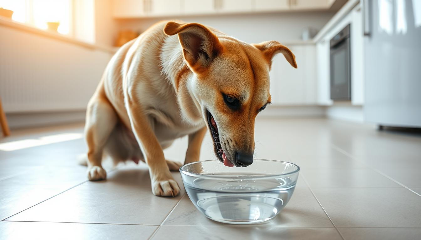 spodbujanje pitja vode psa poletje