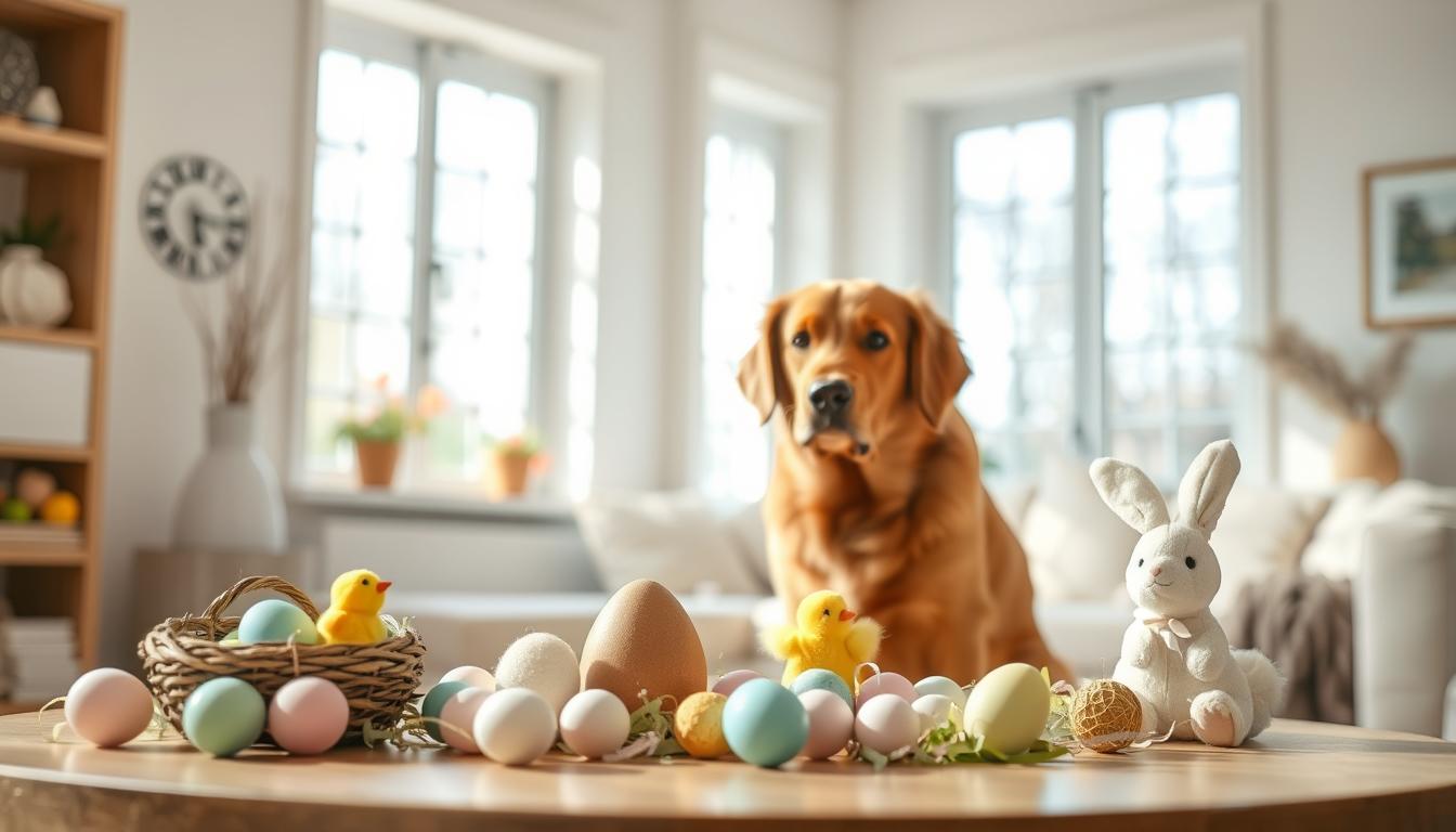 velikonocna-dekoracija-pes velikonočna dekoracija pes