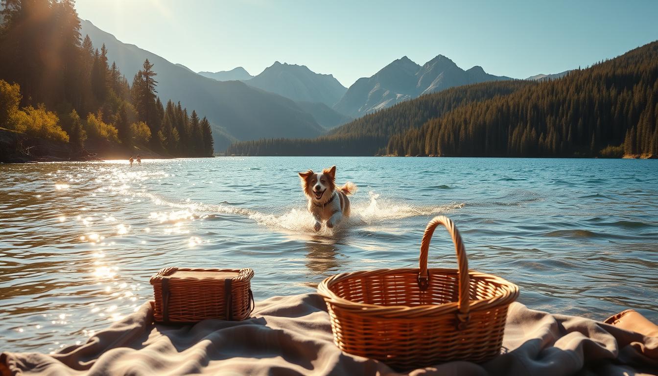 vodna dogodivščina s psom poletje