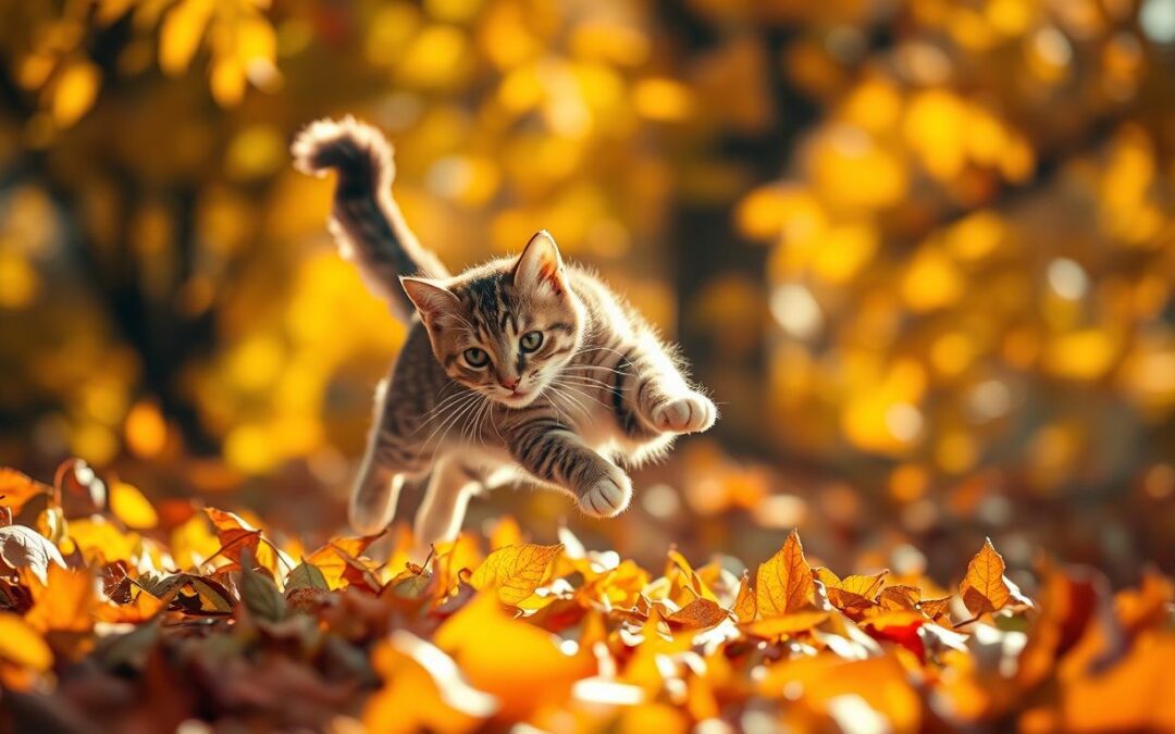 Tvoja mačka in šumeče listje – zabava ali alergen?