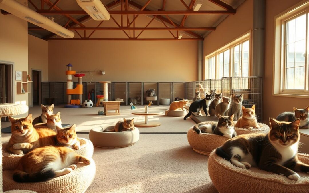 Mačke v zavetišču – kako preživljajo dan?