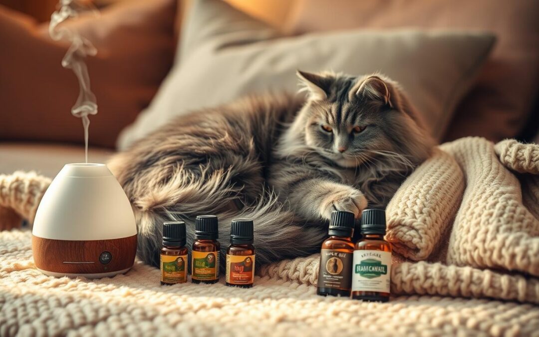 Eterična olja, prijazna mačkam, za hladnejše večere