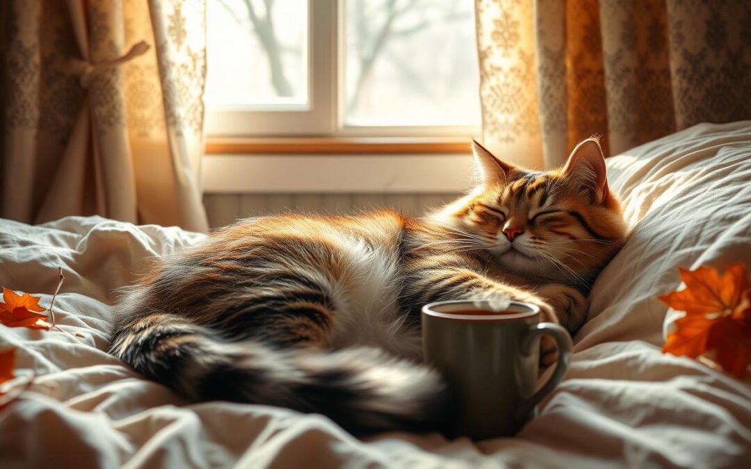 Tvoja mačka in jutranji hrup jeseni – zakaj se zbuja?