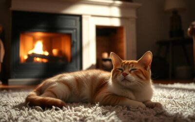 Kamin in mačka – nevarnost ali užitek?