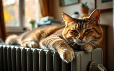 Mačji blog 20 Zakaj tvoja mačka jeseni več leži ob radiatorju?