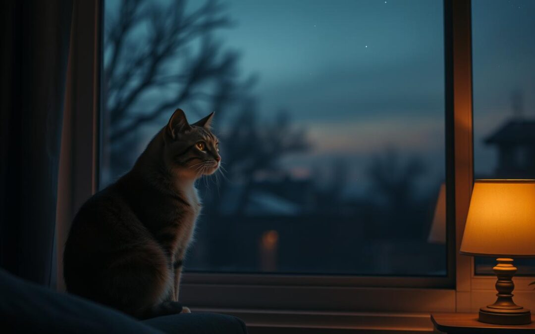 Mačke in zgodnje temnenje – kako reagirajo?