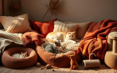 Mačji blog 24 Jesenske odeje, blazine in dodatki za mačke – trendi