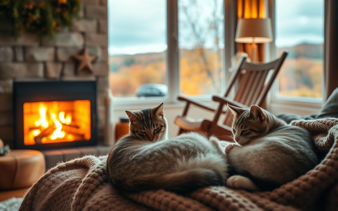 Najboljše jesenske rešitve ogrevanja ob mačkah