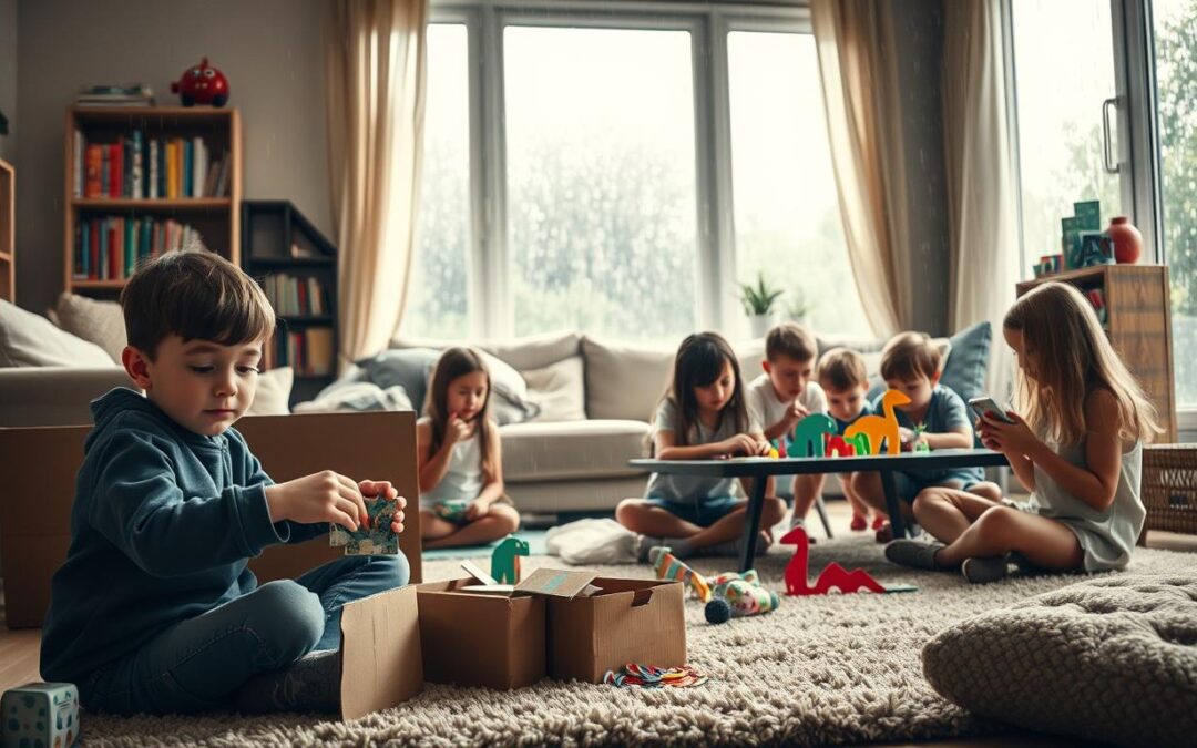 Kako združiti igro in vzgojo v deževnih dneh?