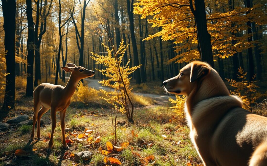 Jesenske divje živali in pasji nagoni – kaj storiti?