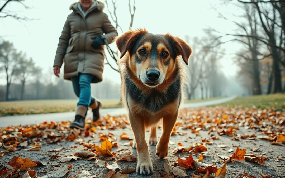 Sprehod v hladnem vremenu – kako naj se pes prilagodi jeseni?