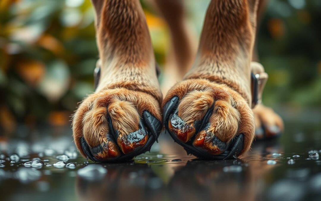 Zaščita pasjih tačk v dežju – na kaj paziti jeseni