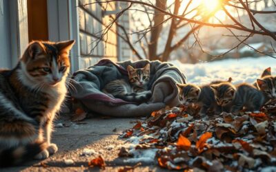 Mačji blog 18 Kako pomagati potepuškim mačkam v hladnih mesecih?