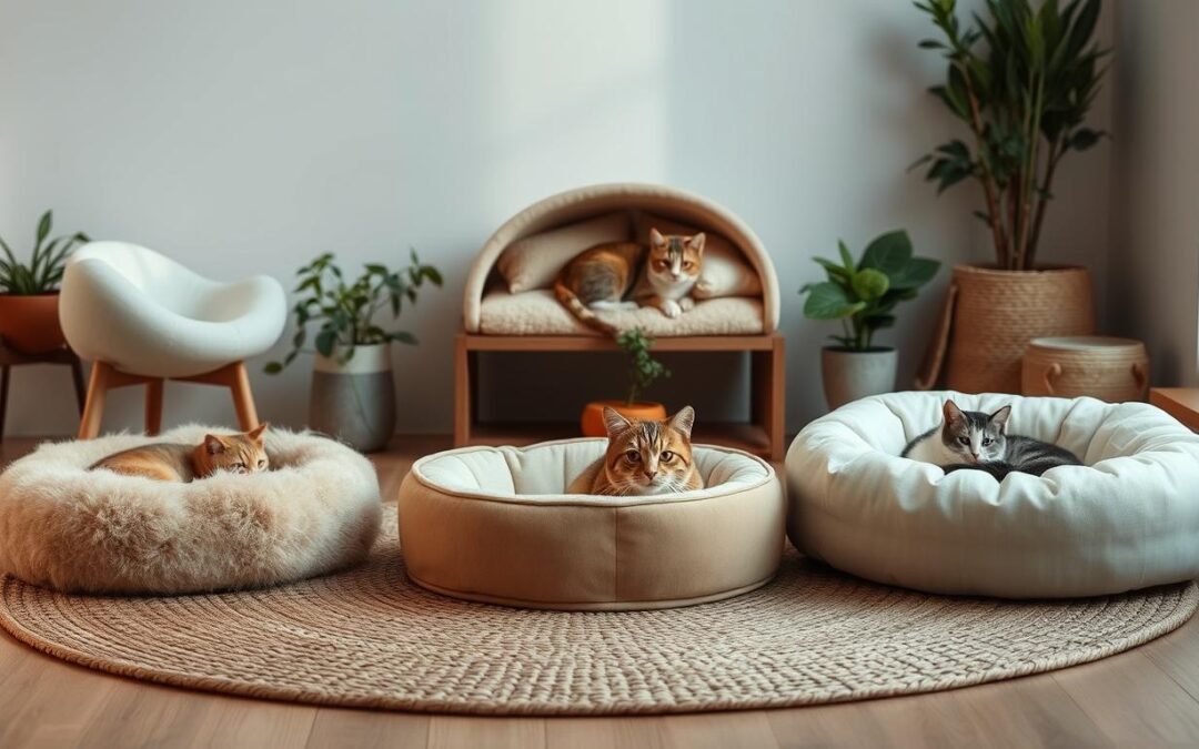 Najboljši mehki kotički in postelje za mačke jeseni