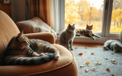Jesensko življenje z več mačkami – skrivnosti mirnega sožitja