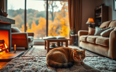 Predenje ob kaminu – recept za mačjo srečo