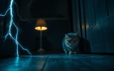 Zakaj je tvoja mačka nemirna v nevihtnem vremenu?