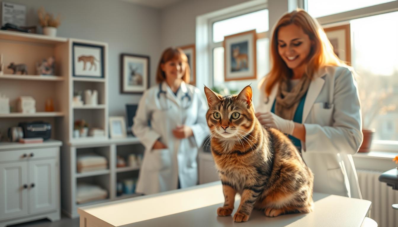 veterinar in mačka jeseni