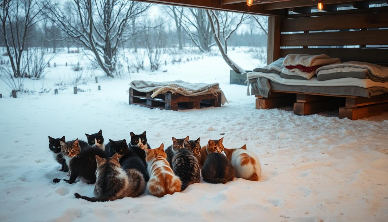 zimska-pomoc-macjim-zavetiscem zimska pomoč mačjim zavetiščem