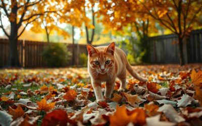 Mačji blog 20 Na kaj paziti, če jeseni spustiš mačko ven?