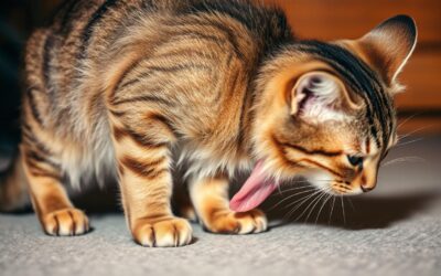 Mačji blog 18 Bruhanje zaradi kep dlake pri mački – Vse, kar moraš vedeti o tem!