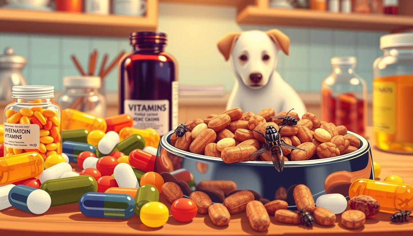 kateri vitamini se podajo k hrani z žuželčjimi beljakovinami