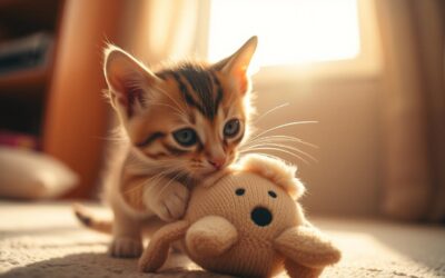 Zakaj mucek grize med igro?