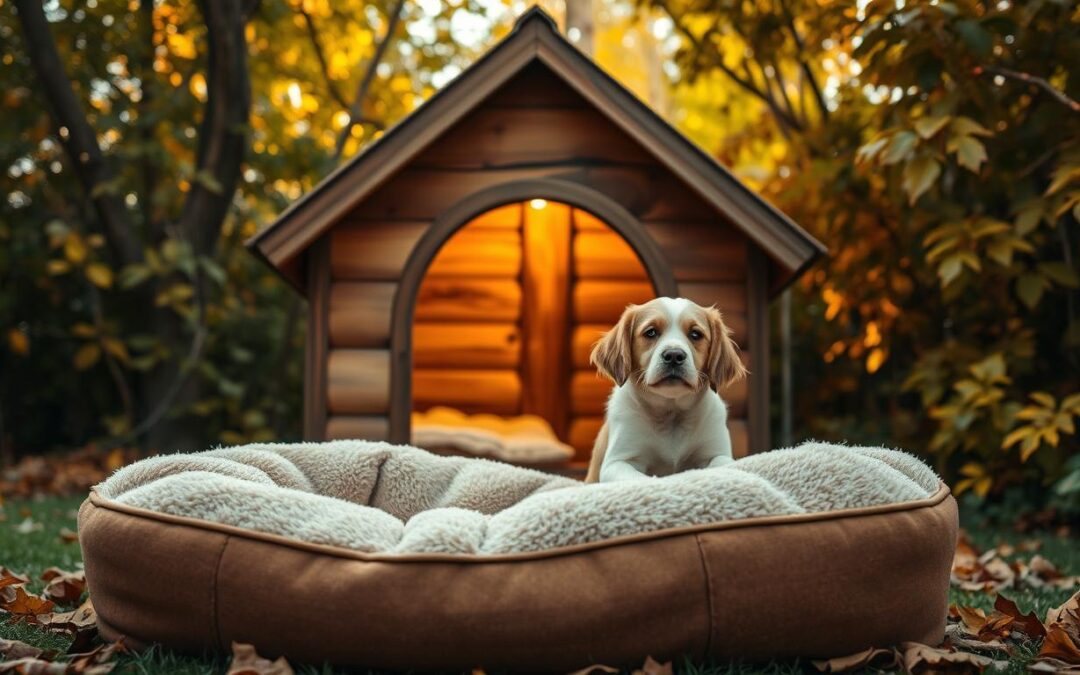 Kako doma pripraviti toplo zavetje za psa jeseni