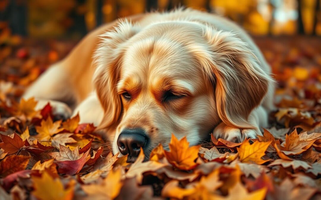 Je normalno, da raven energije psa jeseni upade?