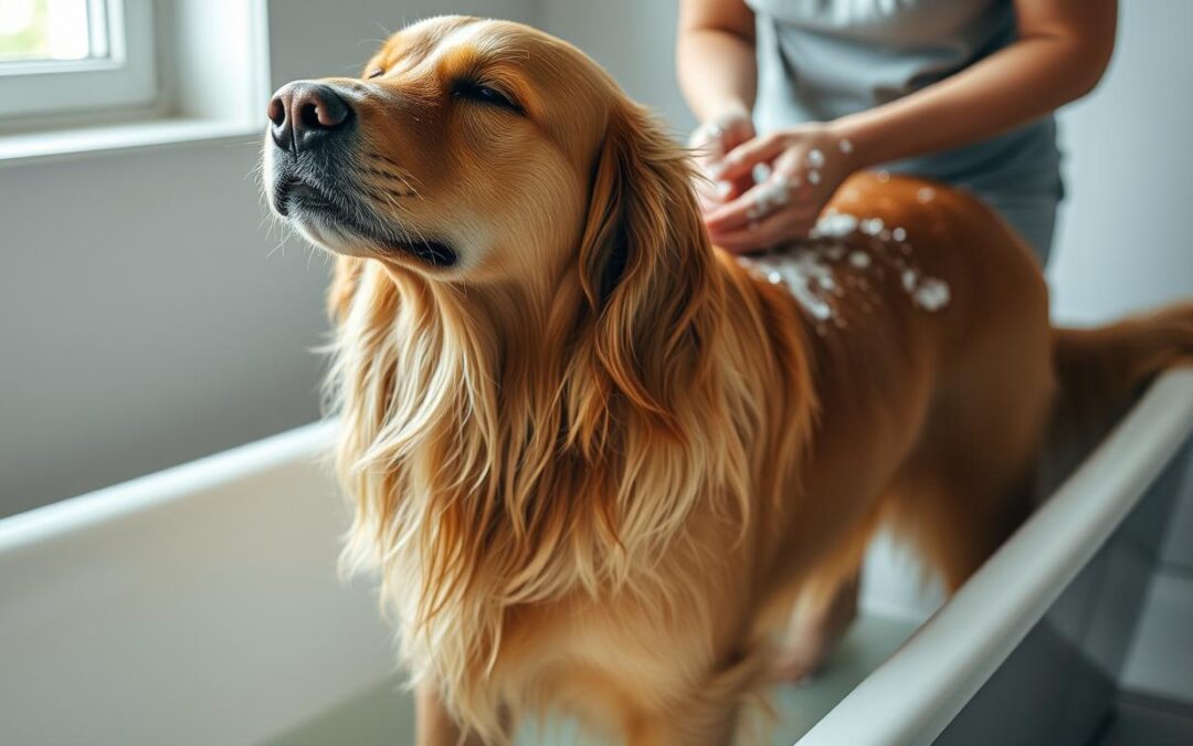 Kako pogosto psa kopati jeseni?