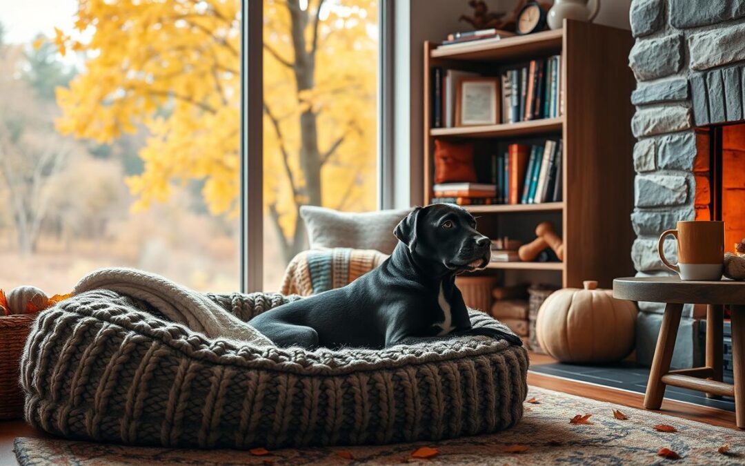 Kako jeseni ustvariti notranji življenjski slog za psa?