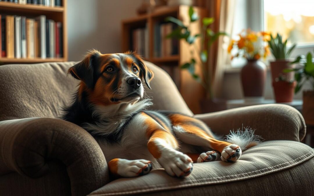 Kako jeseni zmanjšati večerno nemirnost psa?