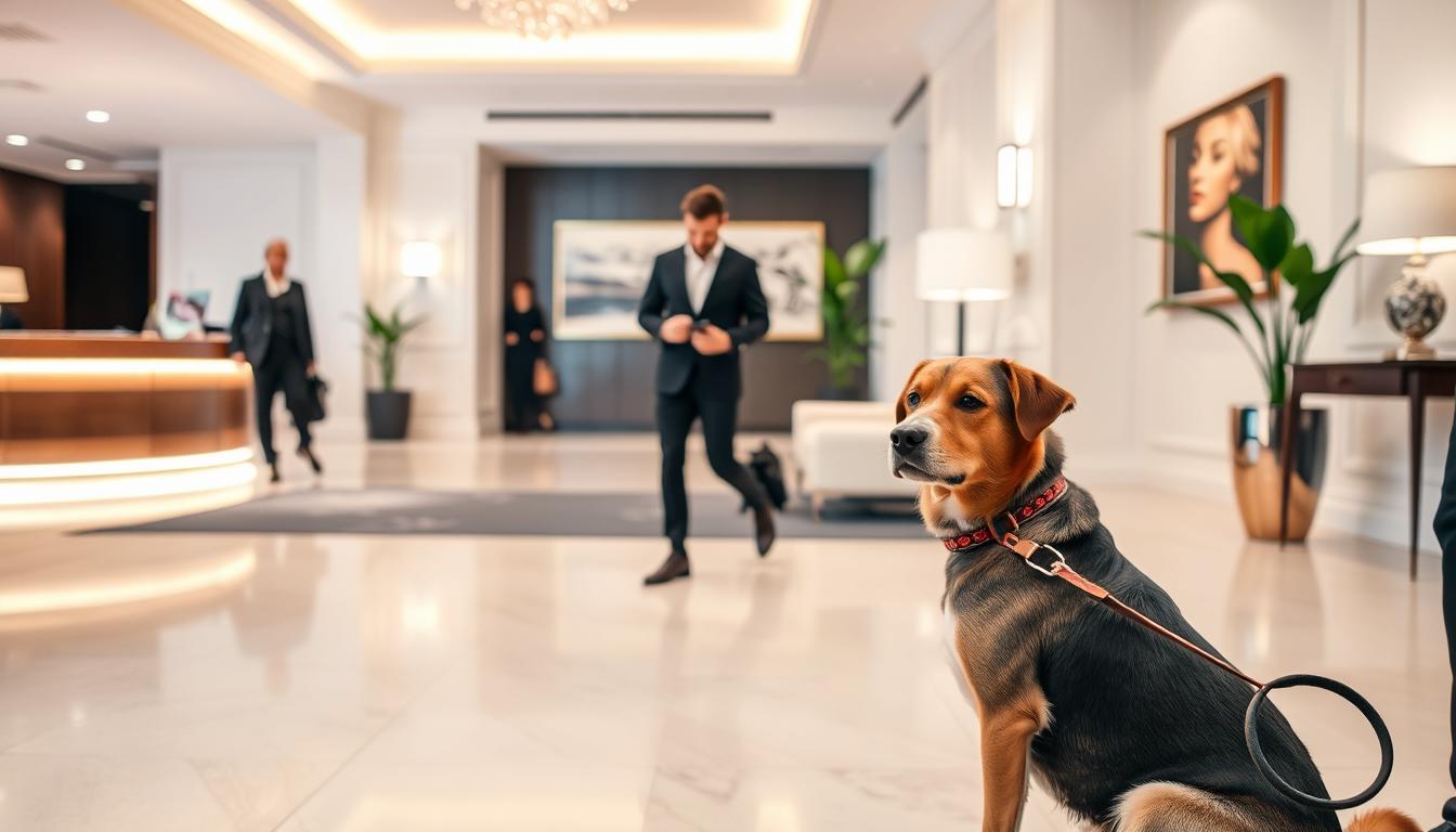 pravila vedenja psa v hotelu