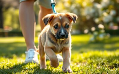 CriskyDog spletni časopis 19 Kako naučiti mladička hoditi na povodcu?