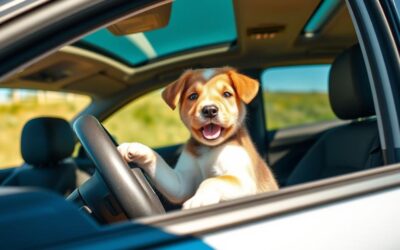 CriskyDog spletni časopis 21 Kako navaditi mladička na vožnjo z avtom?