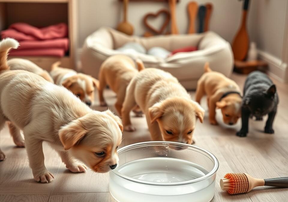 Učenje čistoče pri mladičku – pasti in rešitve