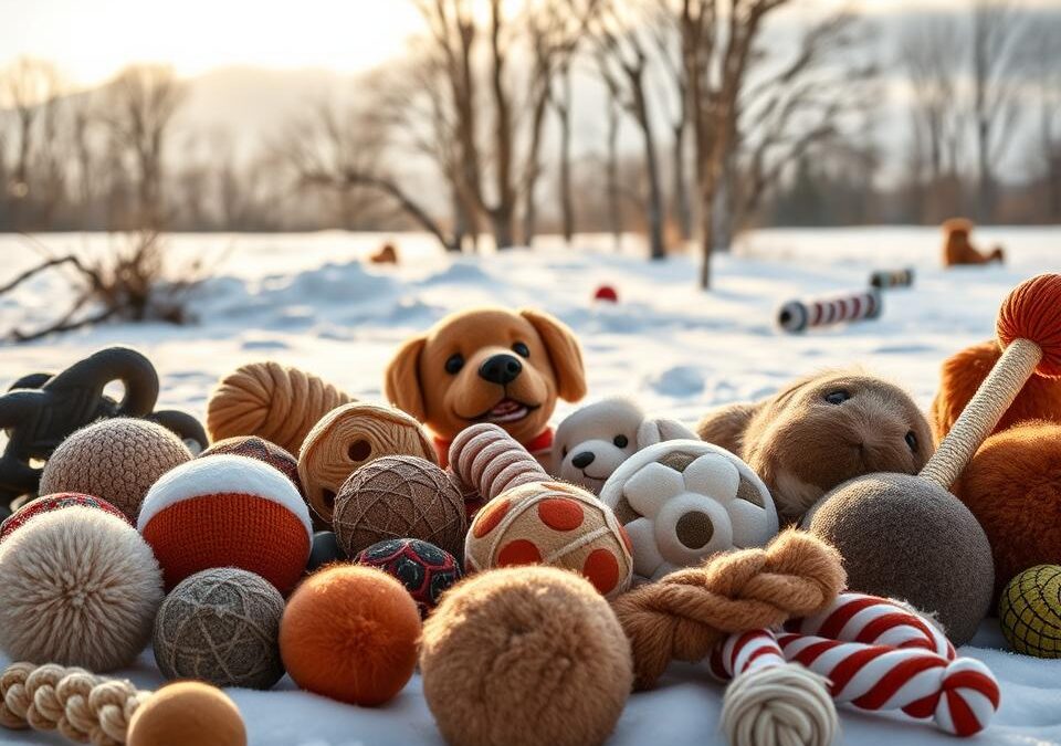 Antistresne igrače za pse v zimskih mesecih