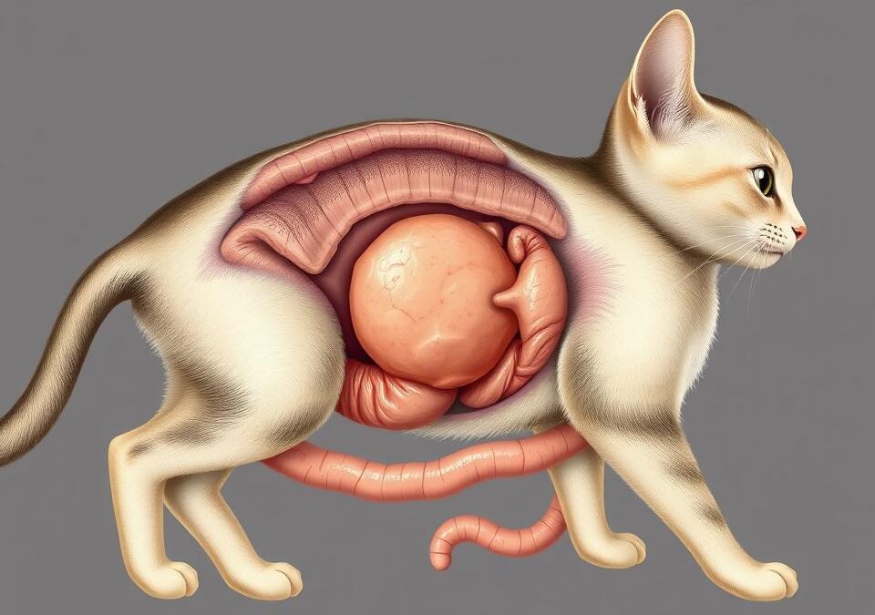 Črevesni tumor pri mački – Vse, kar moraš vedeti o tem!