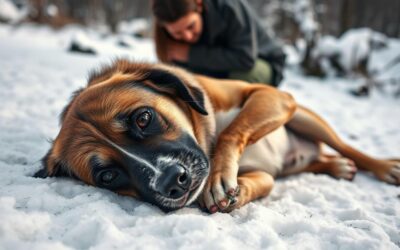 CriskyDog spletni časopis 24 Driska po uživanju snega – kaj storiti s psom?