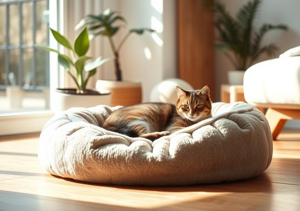 Izbira pomirjujočega ležišča za mačko – Vse, kar moraš vedeti o tem!